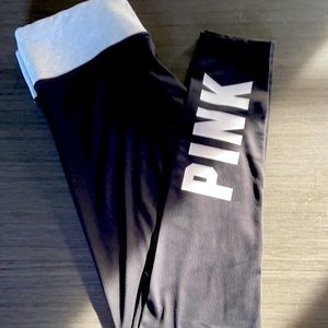Pink yoga leggings
